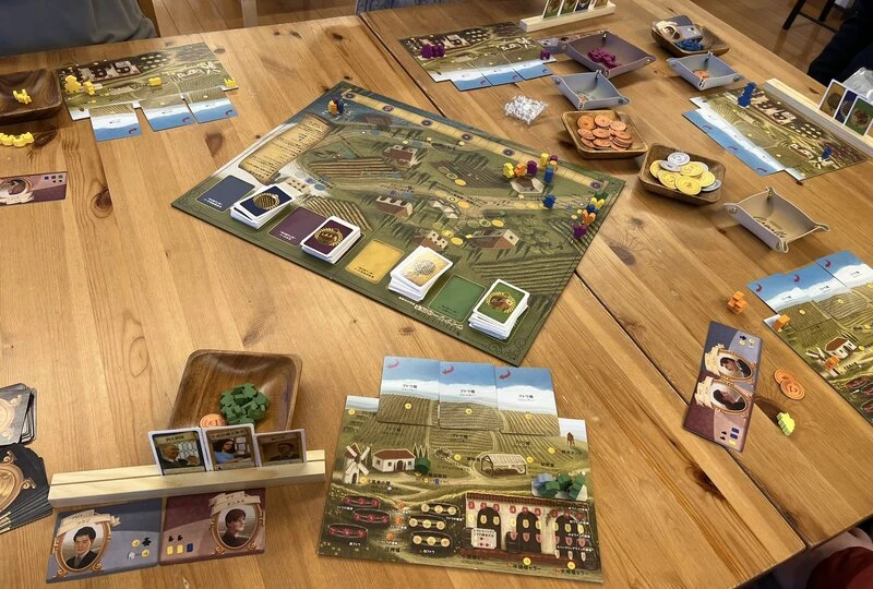 ワイナリーの四季 ボードゲーム